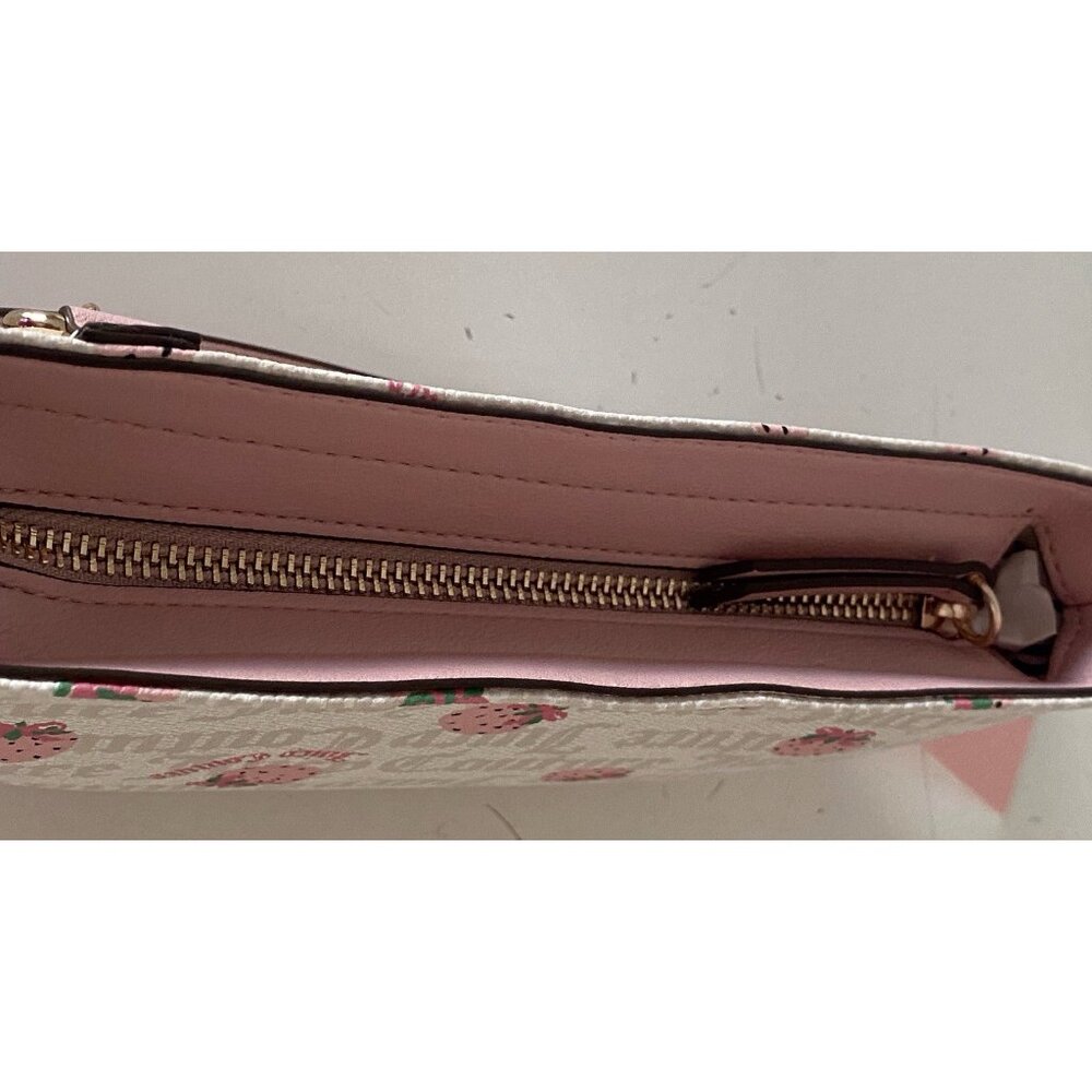 Juicy Couture Berry Sweet Strawberry Shoulder Bag Purse Angel Crystal Pink NEW - Picture 11 of 16
